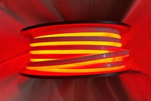 Red LED Strip Lights Flexible 50ft Waterproof Rope Indoor Outdoor 110V Neon NEW - Picture 1 of 4