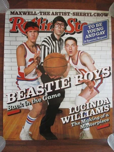 ** Póster de portada de Beastie Boys Rolling Stone 1998 póster promocional 19" x 24" - Imagen 1 de 4