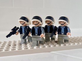 LEGO Star Wars Rebel Scout Fleet Trooper Minifigure Lot 4 sw0187 7668 10198