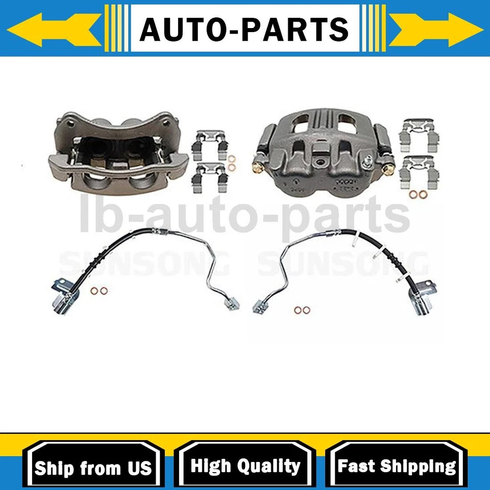 Front Brake Caliper with Hoses Driver Passenger Side Fits Ford Explorer 4.6L_ - Image 1 of 4