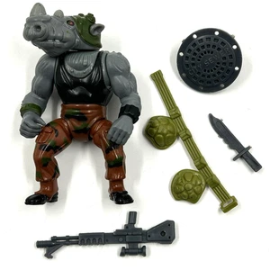 Rocksteady Hard Head Teenage Mutant Ninja Turtles 1988 Playmates - Imagen 1 de 11