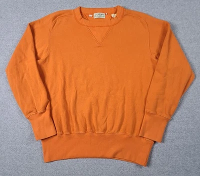 Levi’s Vintage Clothing Bay Meadows Crewneck Sweatshirt Size S Orange  - Image 1 of 4