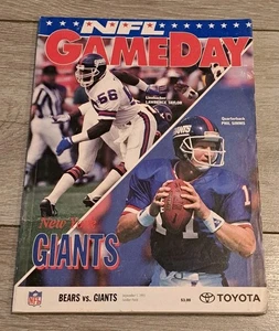 NFL Gameday Program Giants @ Bears 5. September 1993 - Bild 1 von 4