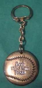 Llavero de metal Don't Mess with Texas/Houston Astros - usado - Imagen 1 de 2