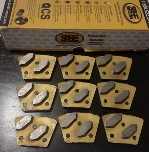 SASE 80 Grit Grinding Discs For Hard To Very Hard Concrete - Picture 1 of 5