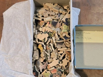 Vtg. 1930's Wood Jigsaw Parker Bros. Pastime Puzzle Over 300 See Images #2 - Image 1 of 3