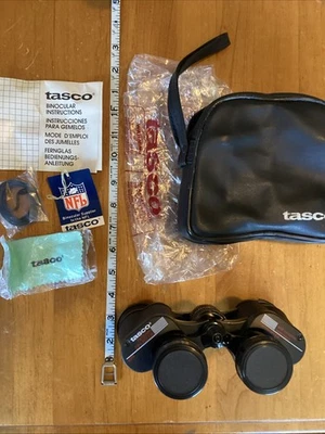 Tasco 4000 Vintage Binoculars 7x35 NFL Approved with Original Case - Image 1 of 4