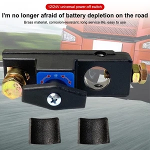 Interruptor de desconexión de batería de coche universal 12/24 V aislador corte de alimentación para RV ATV - Imagen 1 de 21