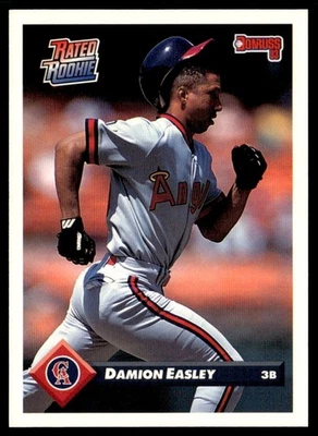 1993 Donruss Damion Easley California Angels #457 - Image 1 of 2