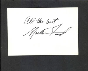Mark Frost - Tarjeta índice autografiada firmada 4x6 - Twin Peaks Creator - Imagen 1 de 2
