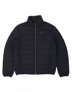 MICHAEL KORS Mens Padded Jacket UK 38 Medium Navy Blue Polyester DP20 - Picture 1 of 5