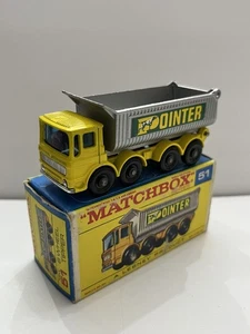 Matchbox Lesney 51c AEC Mammoth Major Tipper POINTER Truck Mint & Boxed - Bild 1 von 3