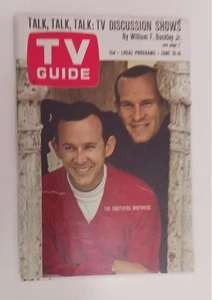 TV GUIDE JUNE 10 1967 SMOTHERS BROS TIME TUNNEL DIANA RIGG EMMA PEEL AVENGERS - Bild 1 von 10