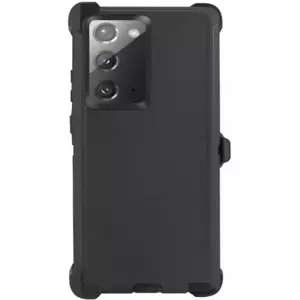 Rugged Protective Heavy Duty Case Cover W/Clip BLACK For Samsung Note 20 Ultra - Picture 1 of 2