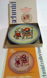 Berta Hummel | 1976 SACRED JOURNEY CHRISTMAS PLATE *NEW* 6th SCHMID BROS BNIB US - Picture 1 of 6