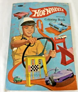Vtg Hot Wheels Coloring Book 1969 Mattel Whitman Authorized Edition **Read*** - Picture 1 of 13