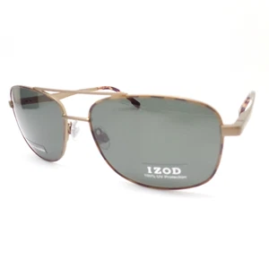 IZOD IZ 796 Bronze Tortoise Green New Authentic Sunglasses - Picture 1 of 4