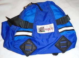CARIBOU Fanny Pack Sling Bag Multi Pockets Padded Hiking USA BOHO Vintage 90's - Picture 1 of 14