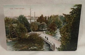 Luna Island Brücke Niagarafälle New York antike Postkarte unbenutzt. - Bild 1 von 2