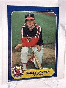 1986 Fleer Update Wally Joyner Rookie Baseball Card #U-59 NM-MT FREE SHIPPING