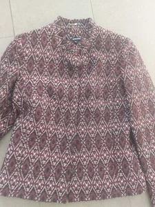 MORE& MORE excl.Blazer /Jacke Gr.36 bordeauxfarben. weinrot Muster,wneu - Bild 1 von 6