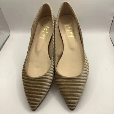 Women's FS/NY Flats, velvet Beige, Size 8.5 - Image 1 of 4