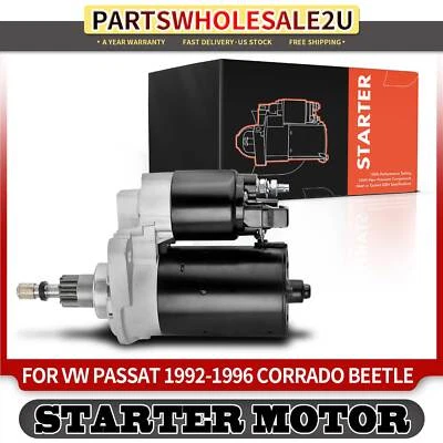 Motor De Arranque para Volkswagen Beetle Corrado Passat 1.8L 2.0L 1.1kW 12V CCW 10T Foto 1 de 4