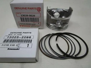 Anillos originales Kawasaki 13029-0029 pistón de gran tamaño 13025-2096 talla L 0,5 FE120D - Imagen 1 de 4