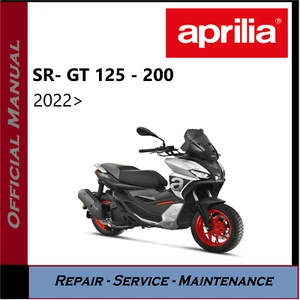 Aprilia SR125 GT125 SR200 GT200 SR 125 GT 125 CD Manuale Servizio Officina - Foto 1 di 1