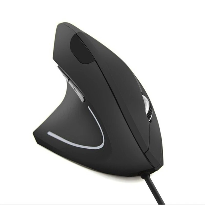 Vertical Mouse 5 Buttons 1000 / 1600 DPI Ergonomic Optical USB Wired Anker - Image 1 of 4