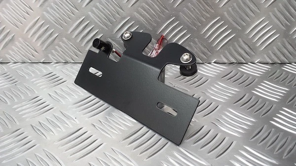 Custom Number Plate Bracket & No Light Triumph Harley Bobber - Image 1 of 4