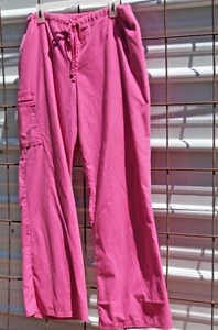 Pink Raspberry Tie Waistband Scrub Hose, Größe LG KOSTENLOSER VERSAND! - Bild 1 von 6