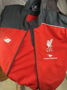 LFC New Balance Red/Black Outer Jacket - Excellent condition. Liverpool Football - Picture 1 of 4