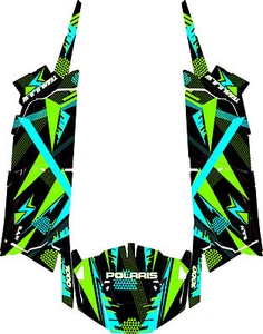 Polaris 4 RZR 1000 xp Design Retro D1 Decal Graphic Kit Wraps UTV Turbo Scoop - Foto 1 di 10