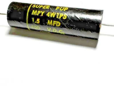 Condensador de película de papel #148 1X -1,5 uf/1,5 mfd @ 400 VDC - SUPER PUP-CDE # MPY4W1P5 Foto 1 de 2
