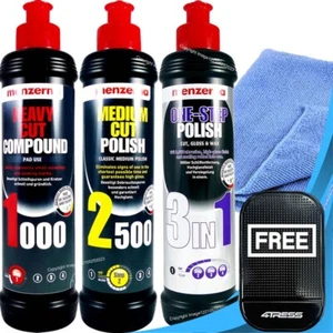 Menzerna 1000 2500 3 in1 Heavy Rubbing Compound,Medium Cut,One Step Polish+CL+M? - Picture 1 of 11