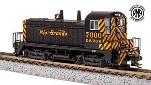 Broadway Limited 7491 N Scale EMD NW2 DRGW 7000 Blk Gold Paragon 4 Sound DC DCC - Picture 1 of 2