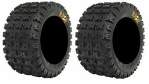 Pair Set 2 Maxxis Razr Rear ATV Tires 20x11x10 20x11-10 4 Ply - Picture 1 of 1