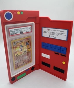 Custom Pokedex Plattenhalter für Pokemon PSA, CGC, BGS - hochwertig 3D gedruckt - Bild 1 von 4