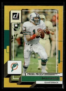 2022 DONRUSS GOLD PRESS PROOF DAN MARINO DOLPHINS - Bild 1 von 1