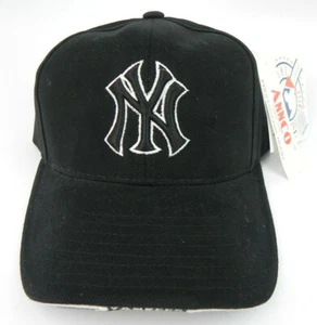 SOMBRERO GORRA RETRO NEGRO DE COLECCIÓN AMERICANA CON CORREA DE AGUJA CON CORREA DE AGUJA NUEVA CON ETIQUETAS! - Imagen 1 de 7