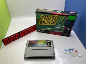 SNES - Super Nintendo Spiel - SUPER TENNIS - OVP - PAL - Picture 1 of 12