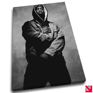 Tupac Shakur 2Pac Rap CANVAS Wall Art Picture Print - Picture 1 of 3