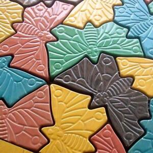 Butterfly Stepping Stone Mold Concrete Cement Mould ABS Garden Path DIY