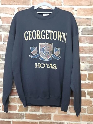 Sudadera De Colección Georgetown Hoyas Santee Por Pluma Hecha en EE. UU. Talla XL Y2K Foto 1 de 4