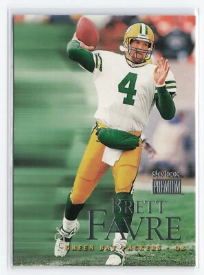 1999 Skybox Premium Brett Favre #94 Insert Parallel HOF Green Bay Packers - Image 1 of 3