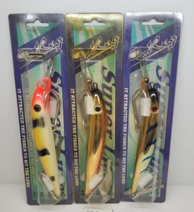 DR1 Set of 3pcs Dr Ray Cruiser Sinking Trolling Lures Fishing Lures 180mm 80g - Picture 1 of 6