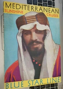 BLUE STAR ARANDORA STAR  BROCHURE  MEDITERRANEAN  ART DECO ERA ORIGINAL 1934 - Picture 1 of 12