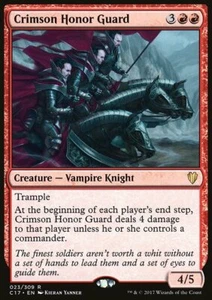 Magic the Gathering MTG Crimson Honor Guard (23) Commander 2017 LP - Picture 1 of 1