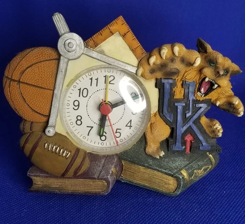 University of Kentucky Wildcats Porcelain Desk Clock Cover
